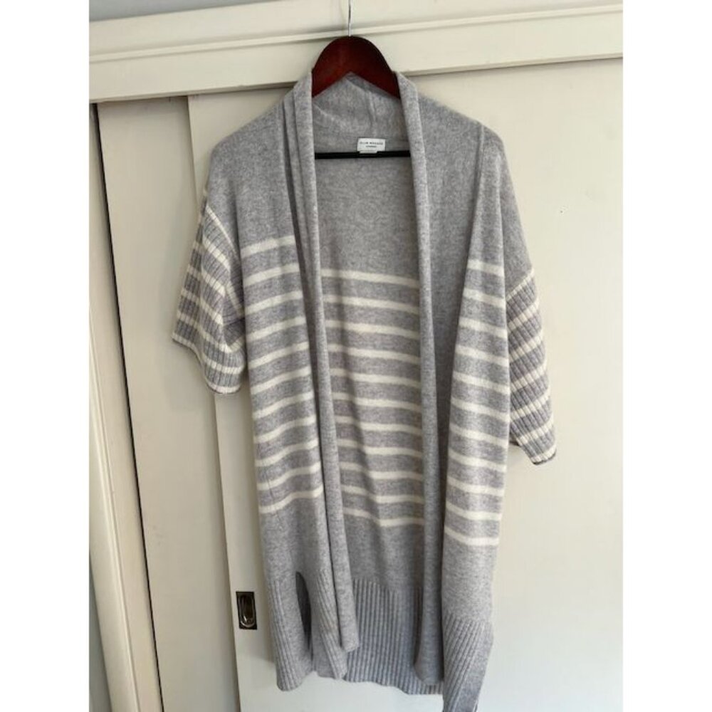 Club Monaco Cashmere Beach Cardigan- grey XS